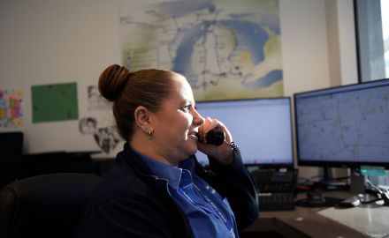 CATA Customer Experience employee on the phone