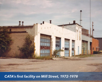 CATA's first facility on Mill Street, 1792-1978