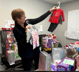 Christmas gifts to hundreds of families in need.