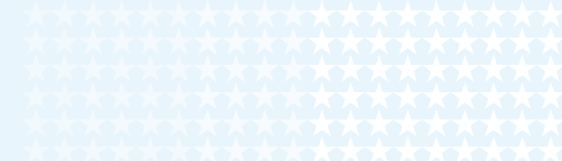 Blue background with white stars