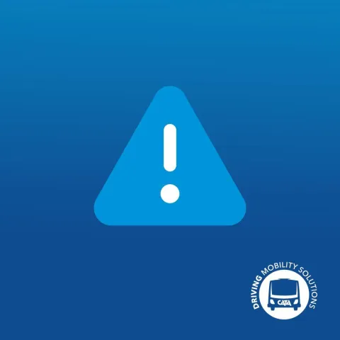 CATA Exclamation point graphic