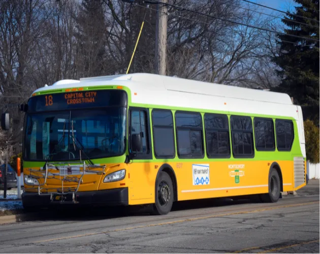 CATA's Rosa Park Tribute bus