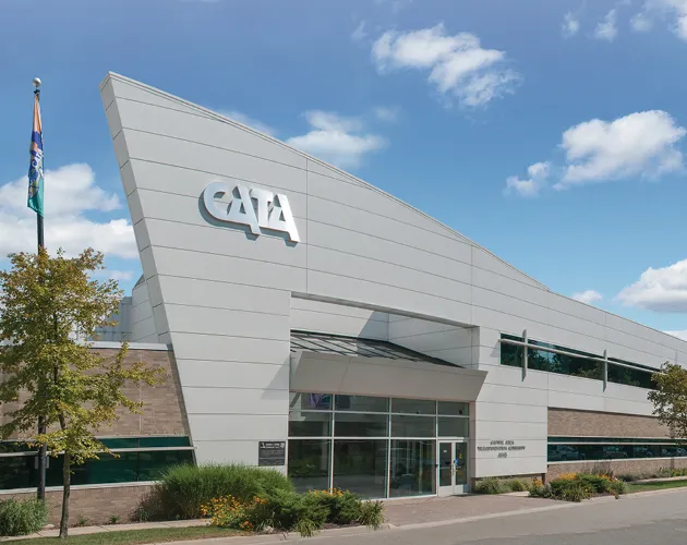 The outside of CATA's administrative offices